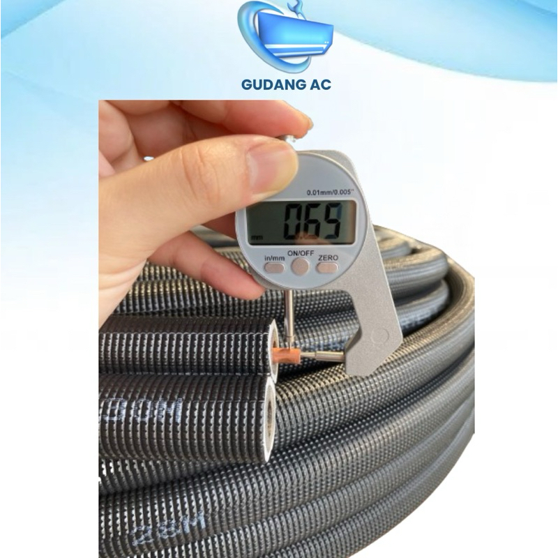 Pipa AC 1/4 1/2 Premium untuk AC 1.5 PK - 2 PK - 15 meter