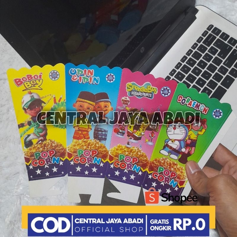 

300 LEMBAR KERTAS POPCORN PRODUK TERBARU | BOX KEMASAN POPCORN BERKUALITAS | KARDUS KEMASAN POPCORN IVORI PUTIH MURAH | DUS POPCORN DUPLEK PUTIH MURAH | KOTAK POPCORN LAMINASI FOIL | TOKO POPCORN OFFICIAL | CENTRAL JAYA ABADI | ARINA SHIVA GROUP 12