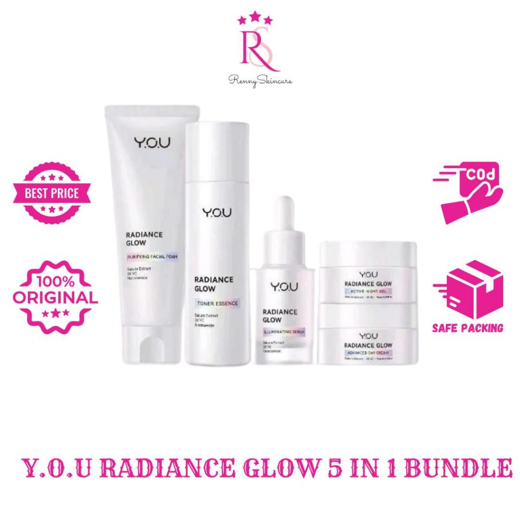 RENNYS YOU RADIANCE GLOW PAKET | FACIAL WASH | ESSENCE | SERUM | DAY & NIGHT CREAM