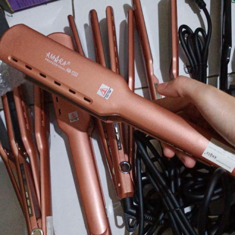 Catokan Pelurus Rambut AMARA 1333 Proffesional Ionic Catokan Rambut / Pengkeriting Curly