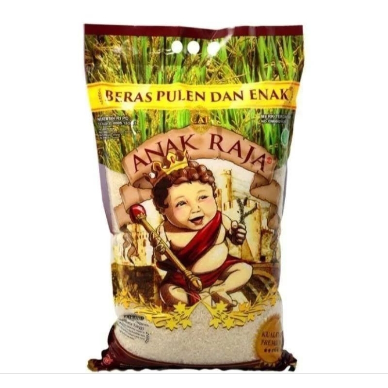 

Beras Premium Anak Raja kemasan 5kg