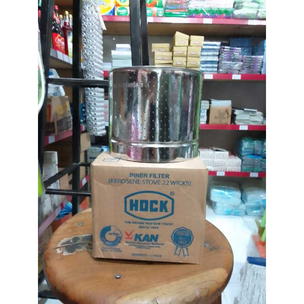 saringan dalam kompor Hock 22 sumbu