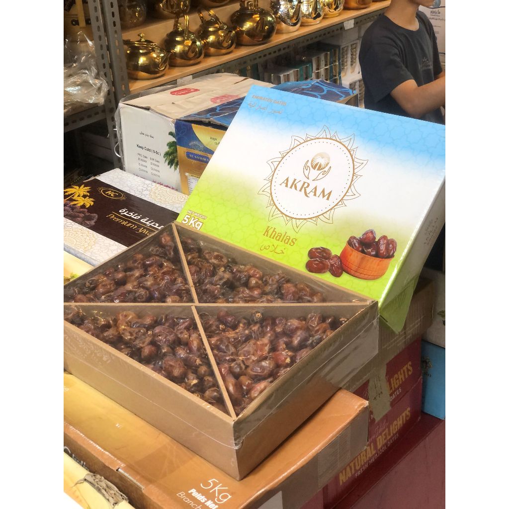 

Kurma Akram Khalas super premium kemasan 5kg