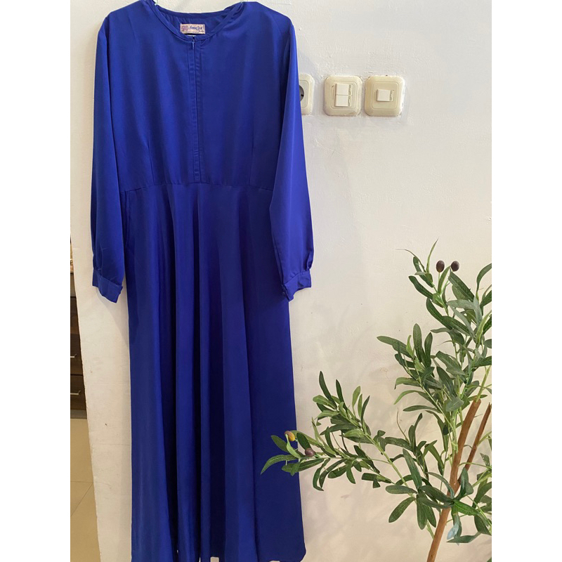 gamis biru BCA by annisa syari
