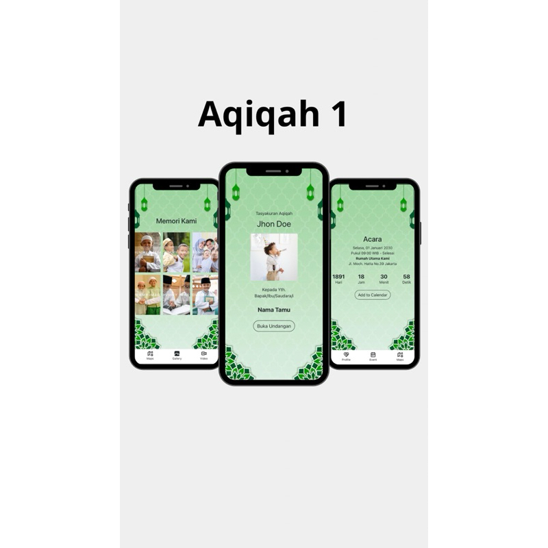 Undangan Aqiqah Online Undangan Digital Khitan Undangan Digital Khitanan Anak Undangan Aqiqah Websit