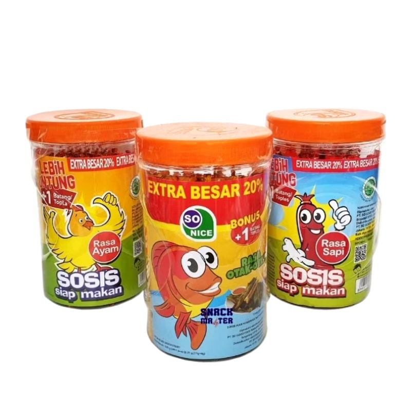 

Sosis So nice sosis siap makan 1 toples isi 24+1