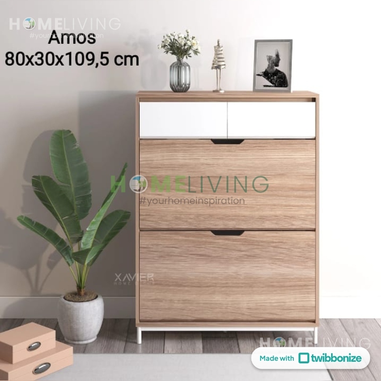 HOMELIVING - RAK SEPATU AMOR - LEMARI SEPATU MINIMALIS - LEMARI SEPATU - RAK SEPATU MURAH PONTIANAK