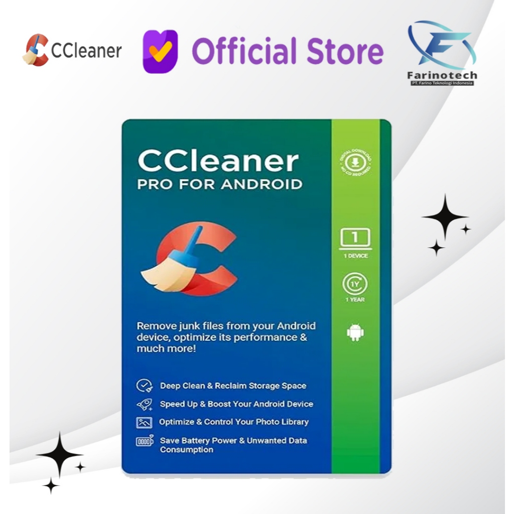 CCleaner Professional for Android 1 Device 1 Year License Key