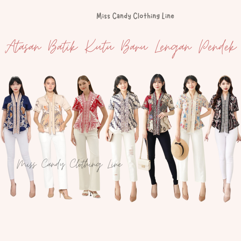 Atasan Batik Wanita Kutu Baru 146