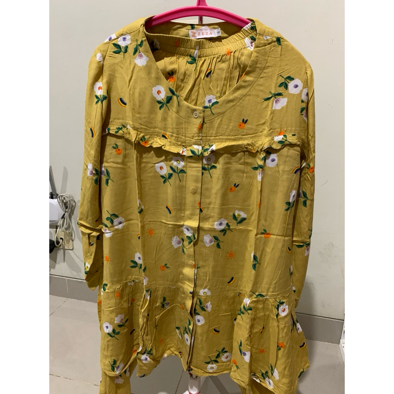 Preloved setelan ZEZA ONE SET FLOWERS