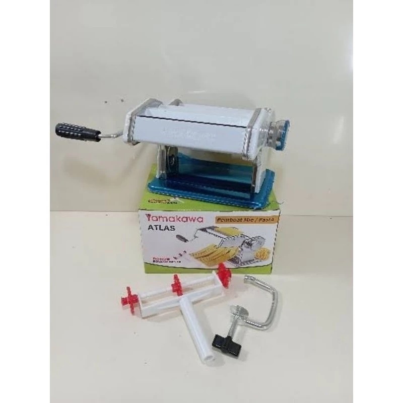 Ampia Alat Pembuat Mie / Pasta Maker / Gilingan Mie Atlas 150 Stainless Stell High Quality