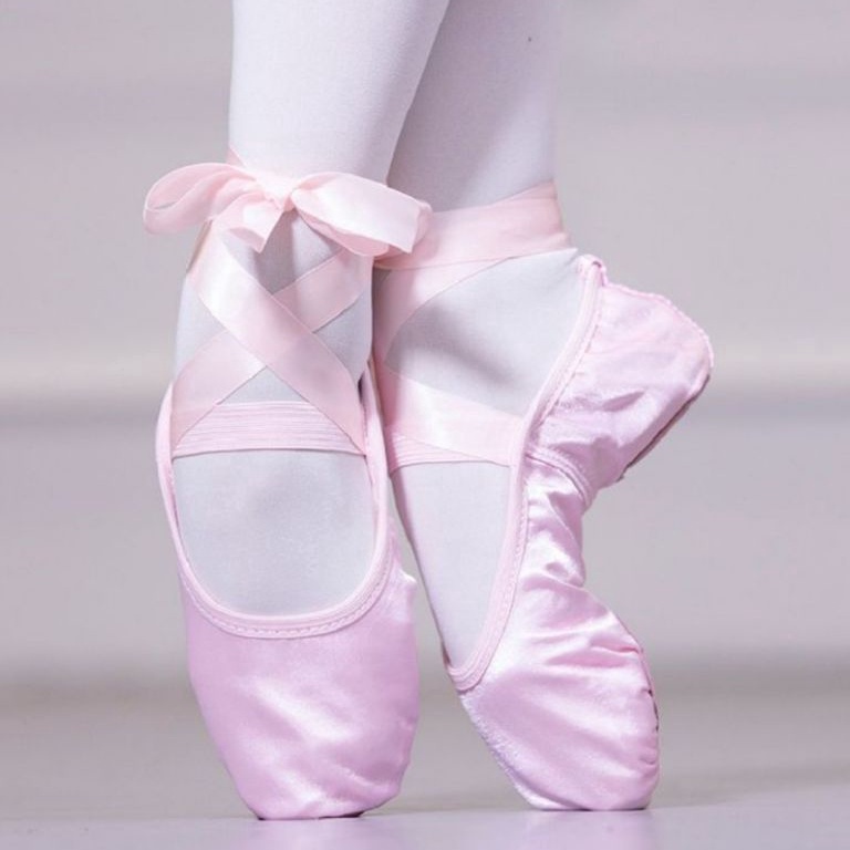 LANGSUNG ATC MrGabor Sepatu balet pita lilit anak dan dewasa  ballerina shoes