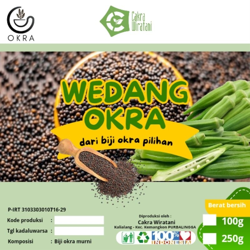 

Kopi Bubuk Okra atau Wedang Okra 100g Minuman Herbal Kesehatan