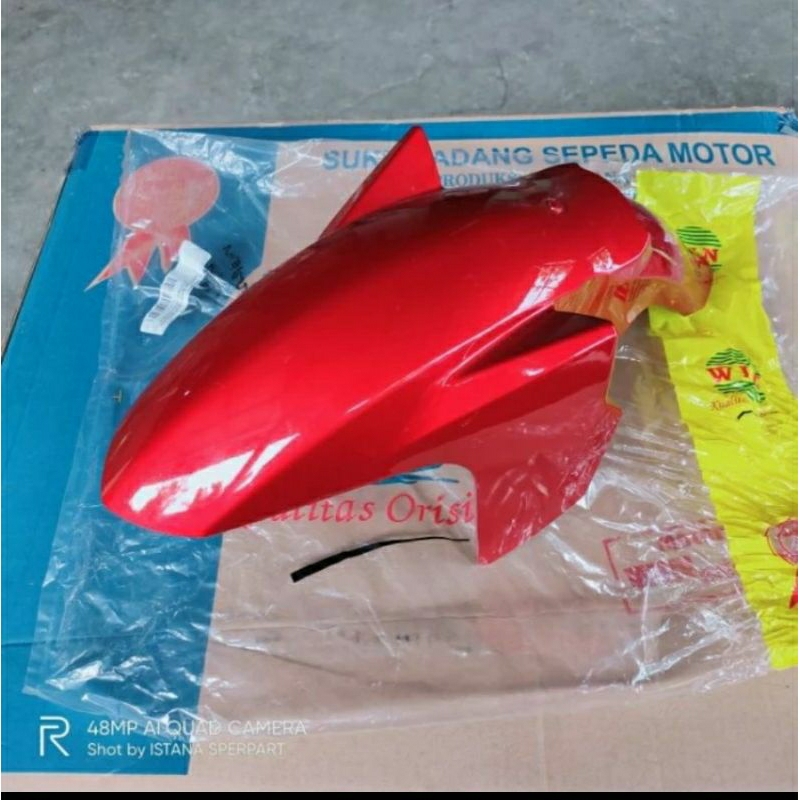 spakbor slebor depan Yamaha Jupiter MX king 150 V2 all warna hitam putih merah maroon biru hijau sil