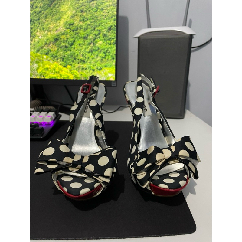 sepatu pesta high heels merk dune london size 36