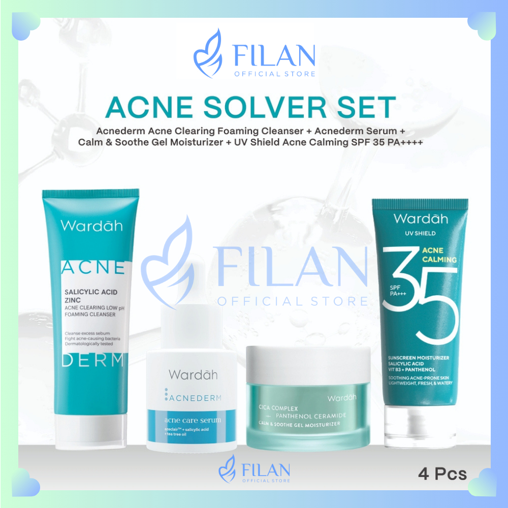 WARDAH Paket Acne Solver (Meredakan Jerawat)