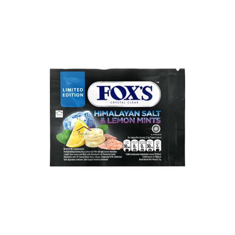 

Permen Foxs Himalayan Salt Lemon Mints