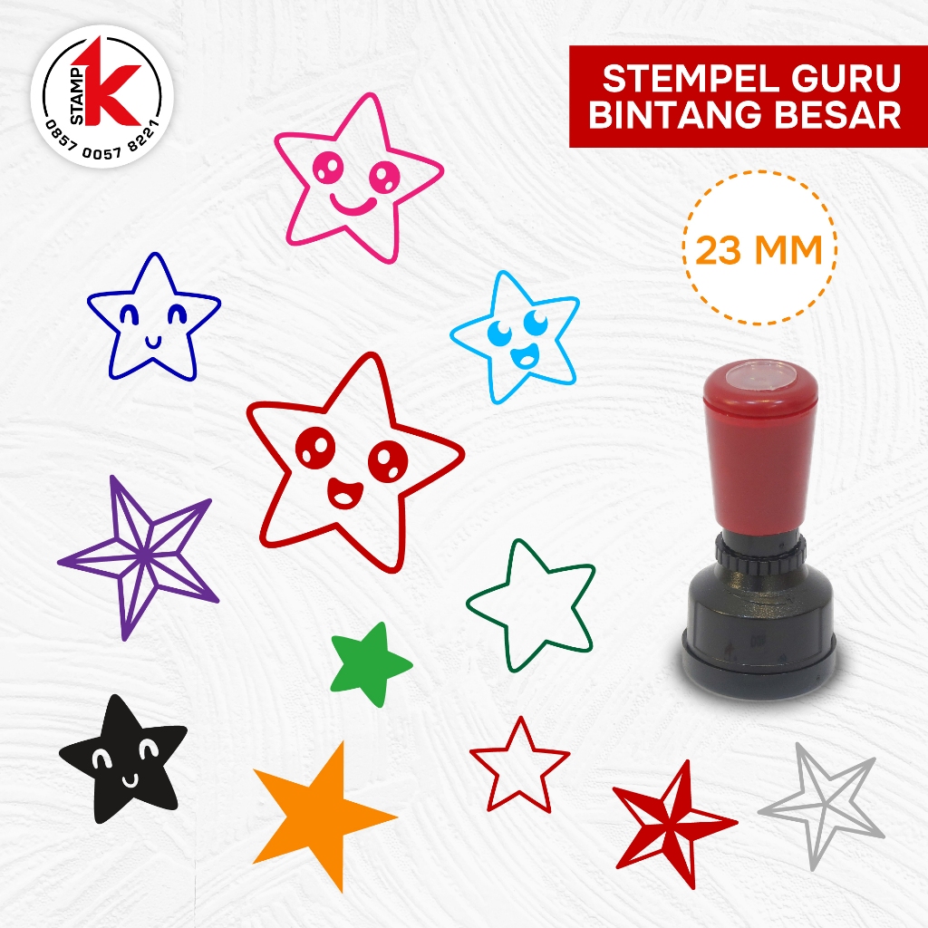 

Stempel Guru Bintang BESAR Star Teacher Stamp Penilaian Rewards