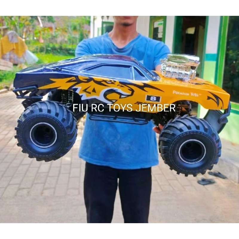 Dodge Mobil remote control besar jumbo_mobil remote control besar_mobil remote monster_mobil remote 