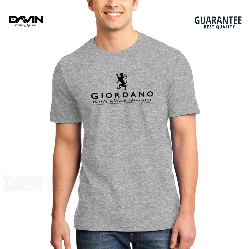 Kaos Pria Baju Tshirt Giordano Strangers