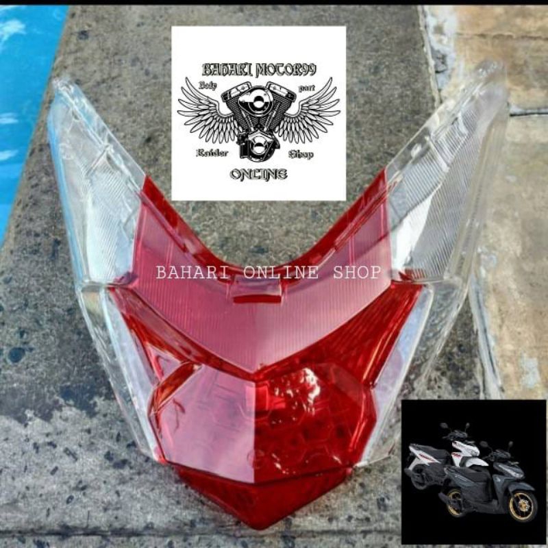 MIKA KACA LAMPU REM BELAKANG DAN SEIN SEN VARIO 125 LED OLD VARIO 150 LED OLD KUALITAS PREMIUM