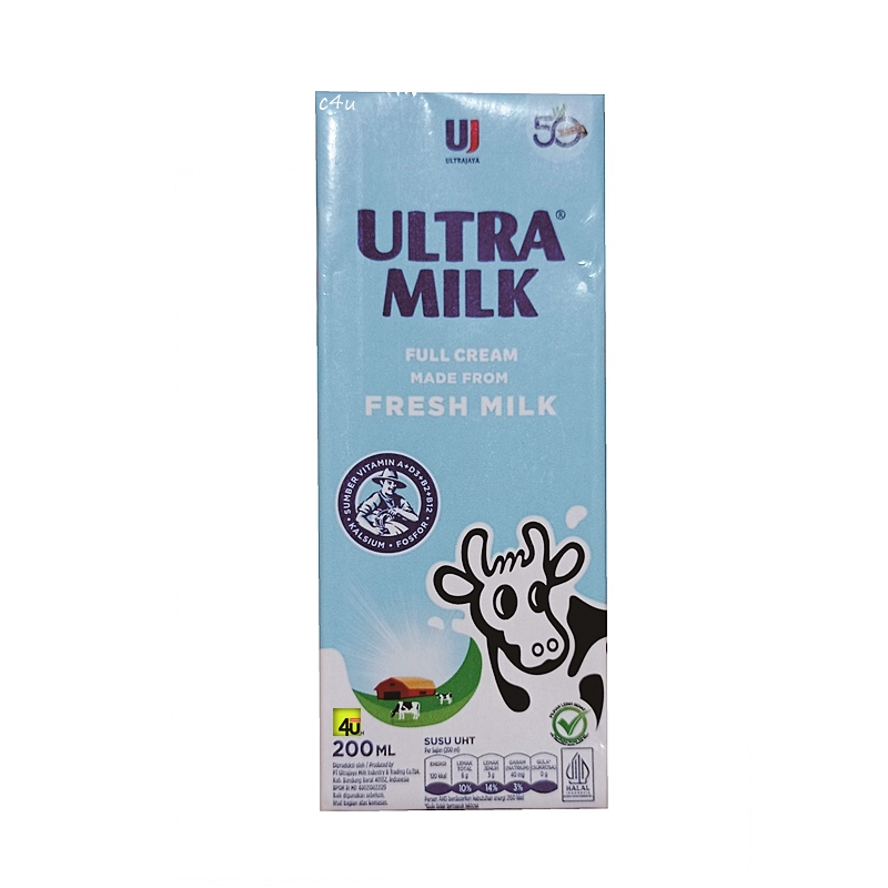 

Ultra Jaya - Ultra Milk UHT RTD - 200ml