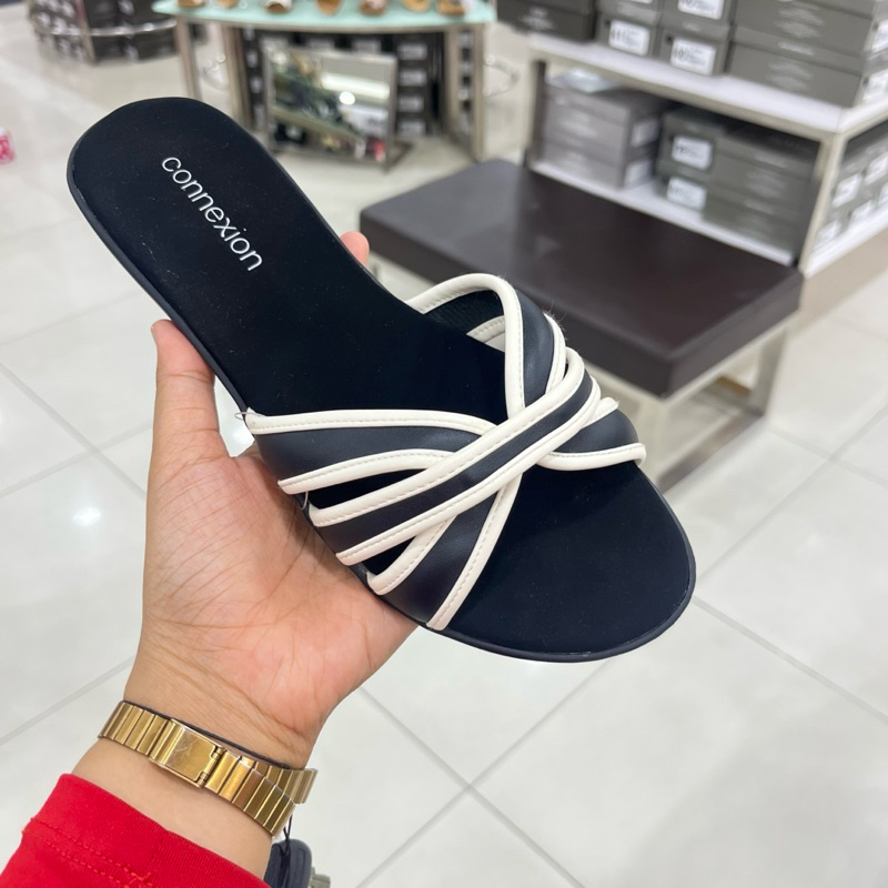 Sandal Selop Wanita Connexion | Sandal Flat Wanita Connexion | Sandal Slide Connexion