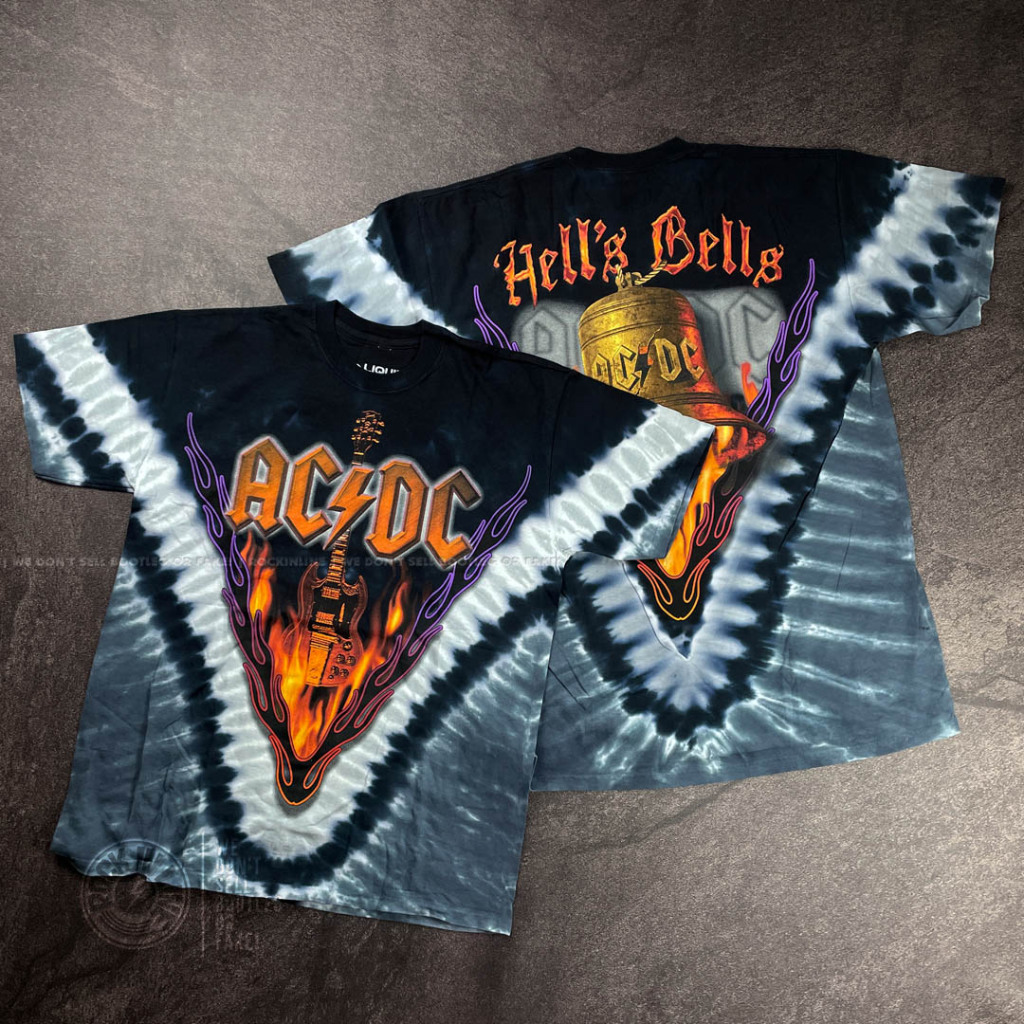 AC/DC - HELLS BELLS Tie Dye Kaos Band Original