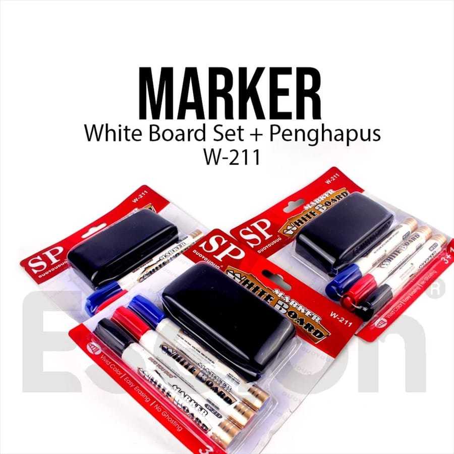 

Spidol Whiteboard Set plus Penghapua