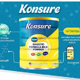 

Konsure Milk Powder Susu Diabetes Asli Original 1 kaleng