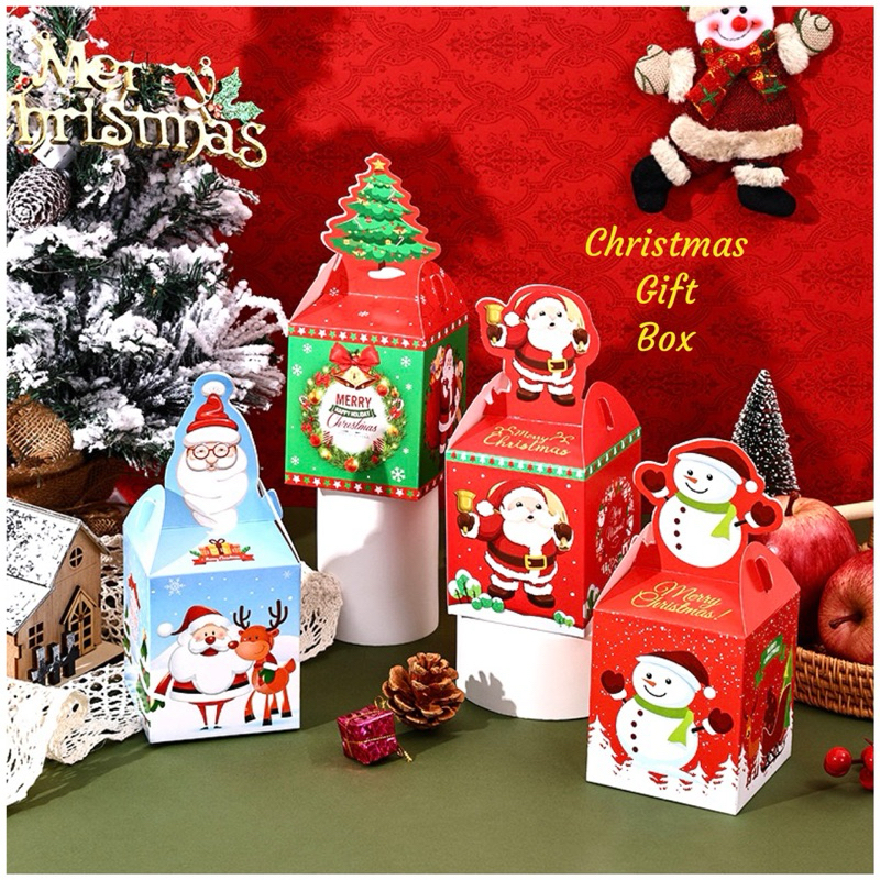 

Christmas Gift Box Kotak Kado Natal Kotak Snack Natal Perlengkapan Natal Hadiah Natal Ornamen Natal Hiasan Natal