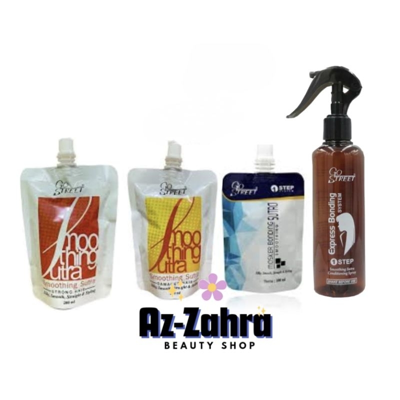 Go Street / Gostreet Smoothing Sutra Keratin Express Bonding 200ml Smothing / Rebonding Rambut