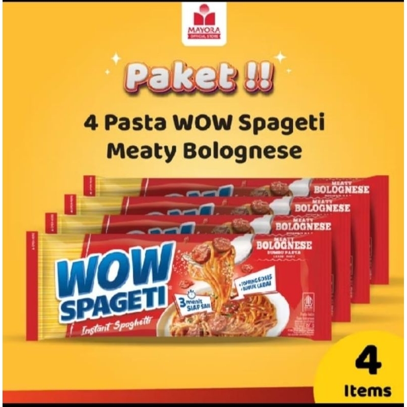 

Wow spageti Bolognese 4 pcs