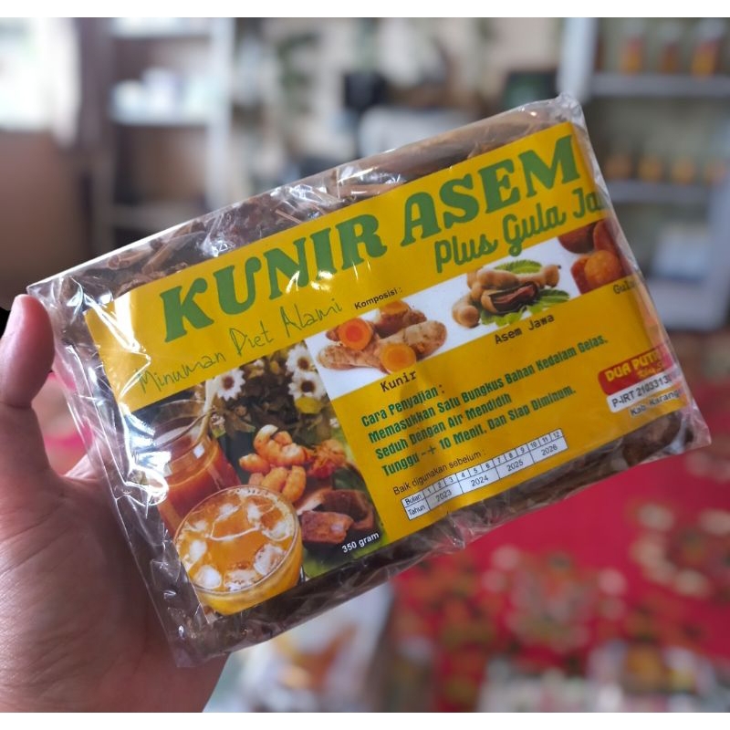 

KUNIR ASEM plus gula jawa [minuman diet]