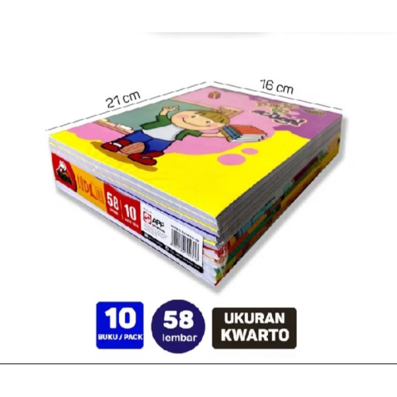 

Buku tulis 58 lembar