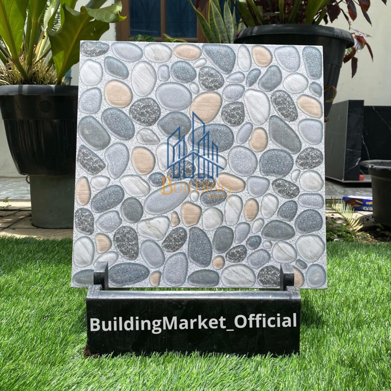 Keramik Lantai 40x40 Azumi Grey/Matt/Carport/ 1 Dus