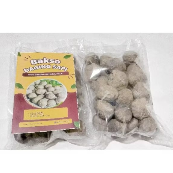 

bakso daging sapi tanpa pengawet halal