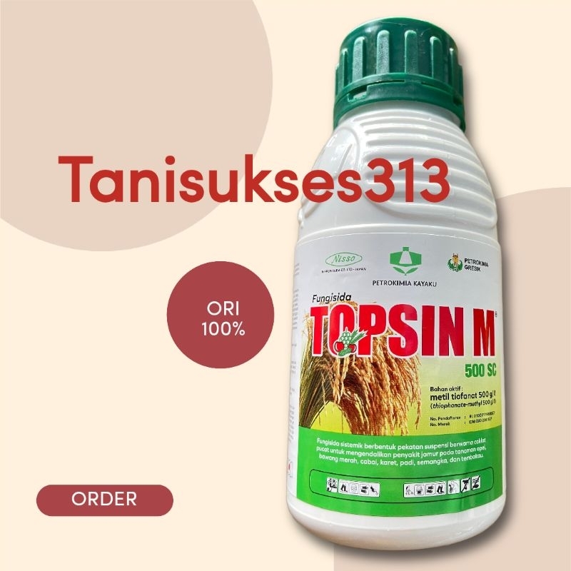 Fungisida topsin m 500ml obat jamur tanaman Topsin cair 500ml