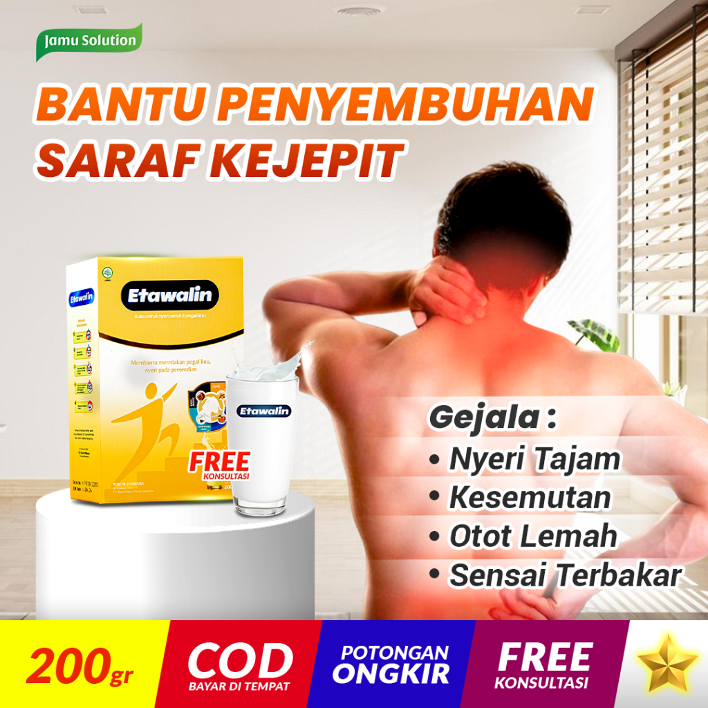 

ETAWALIN Susu Etawa Herbal Alami Obat Terapi Syaraf Kejepit 1 Box Goat Milk Natural