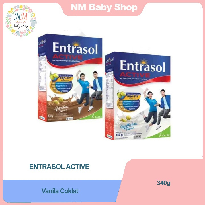 

ENTRASOL ACTIVE PROFIT 340GR VANILA COKLAT 340 GR SSKD NM