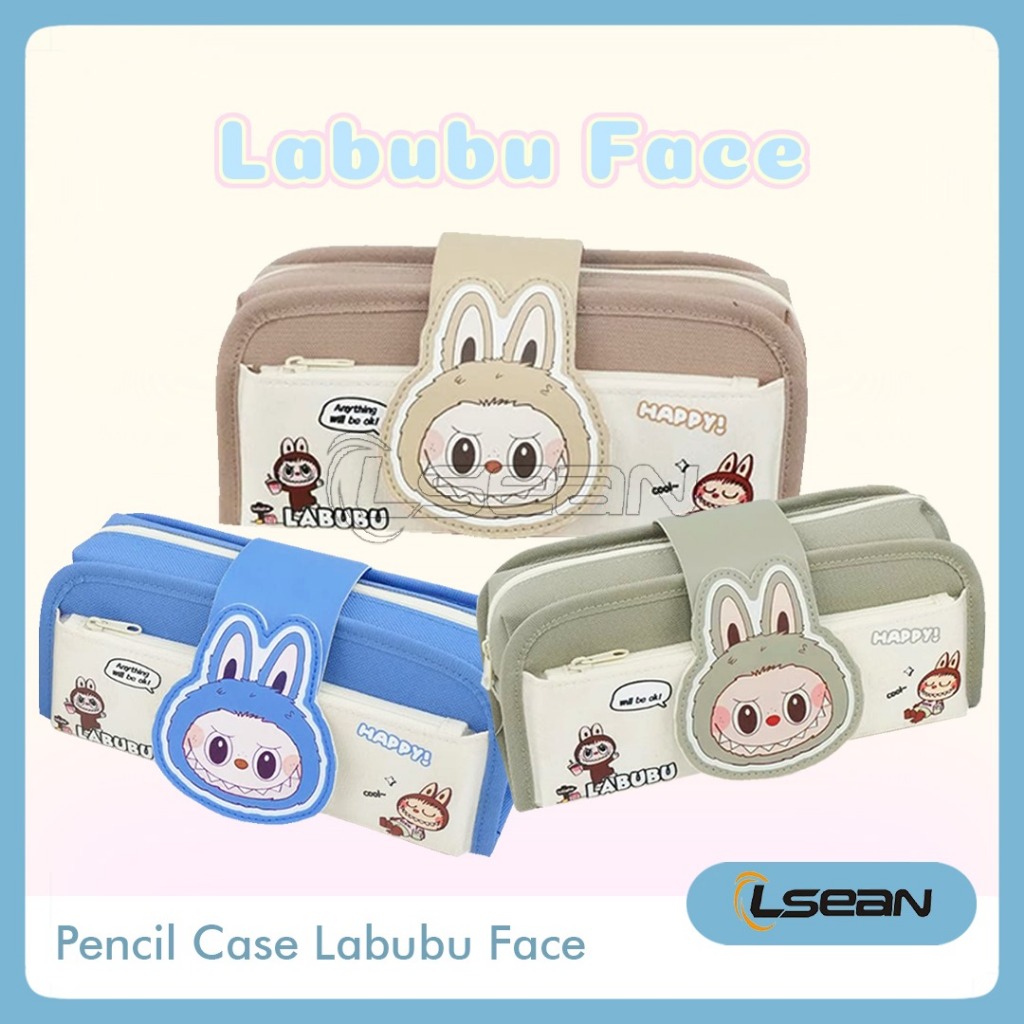 

TEMPAT PENSIL MOTIF KARTUN LABUBU PENCIL CASE KAPASITAS BESAR AESTHETIC