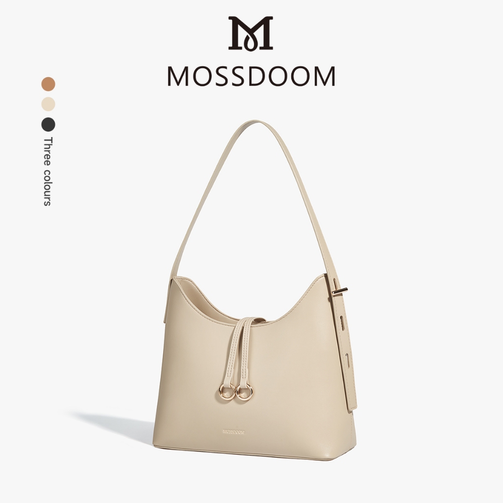 MOSSDOOM Tas Wanita Raelynn Bag Sederhana Yang Elegan Totebag Komuter Mode
