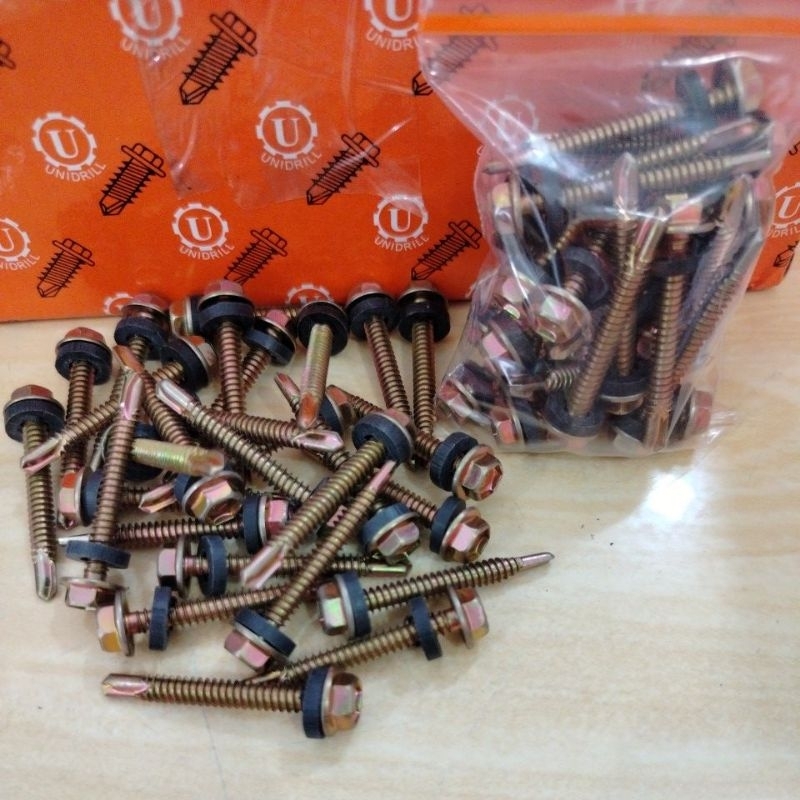 (25 Pcs) Self Drilling Screws/Baut SDS 12x40