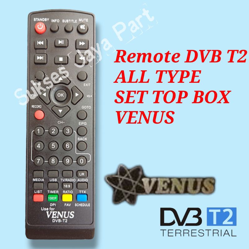 Remote STB Venus Brio Venus Cabe Rawit infico GOL168