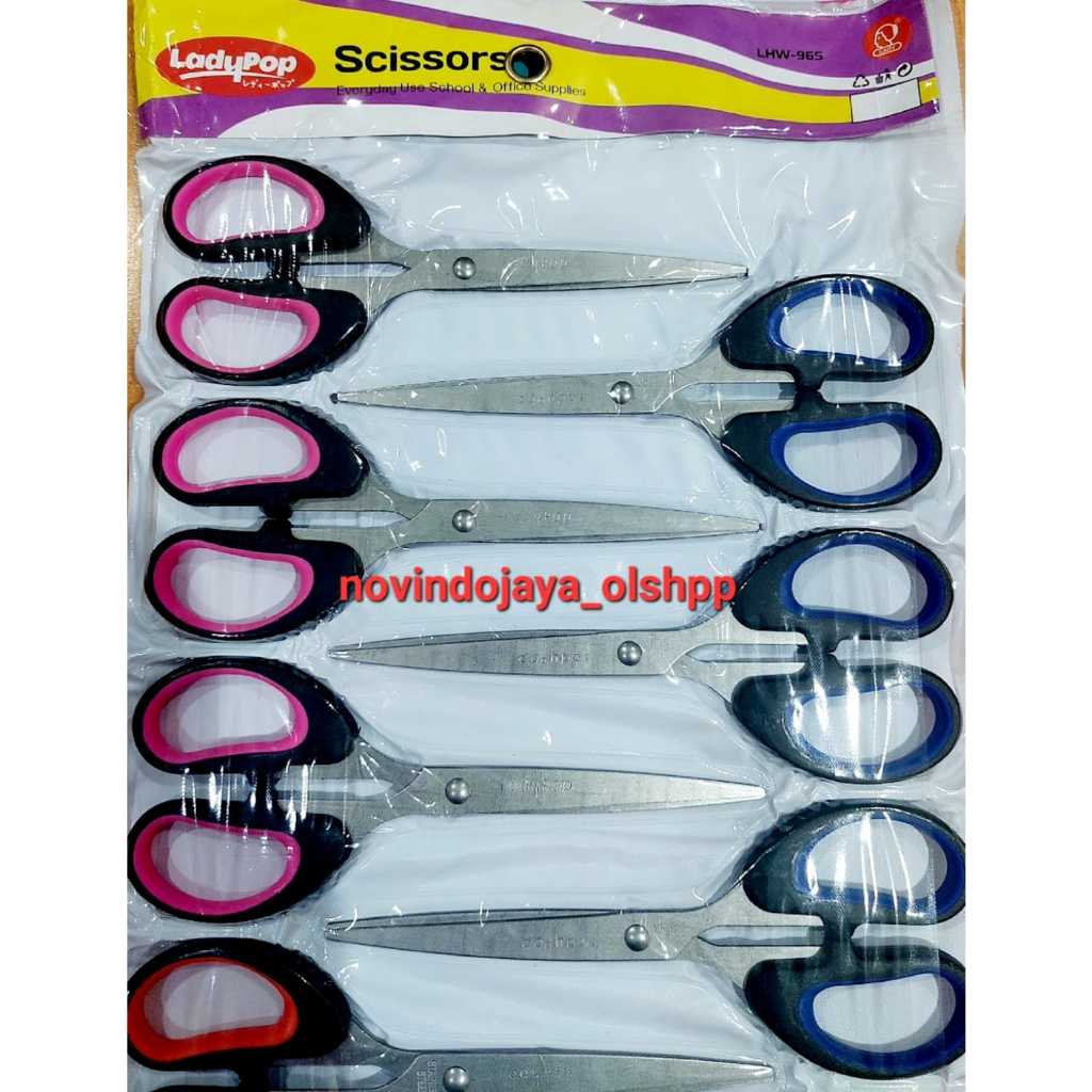 

mg GUNTING RENCENG GUNTING LADYPOP LHW-965 6,5 INCH 12PCS TERMURAH