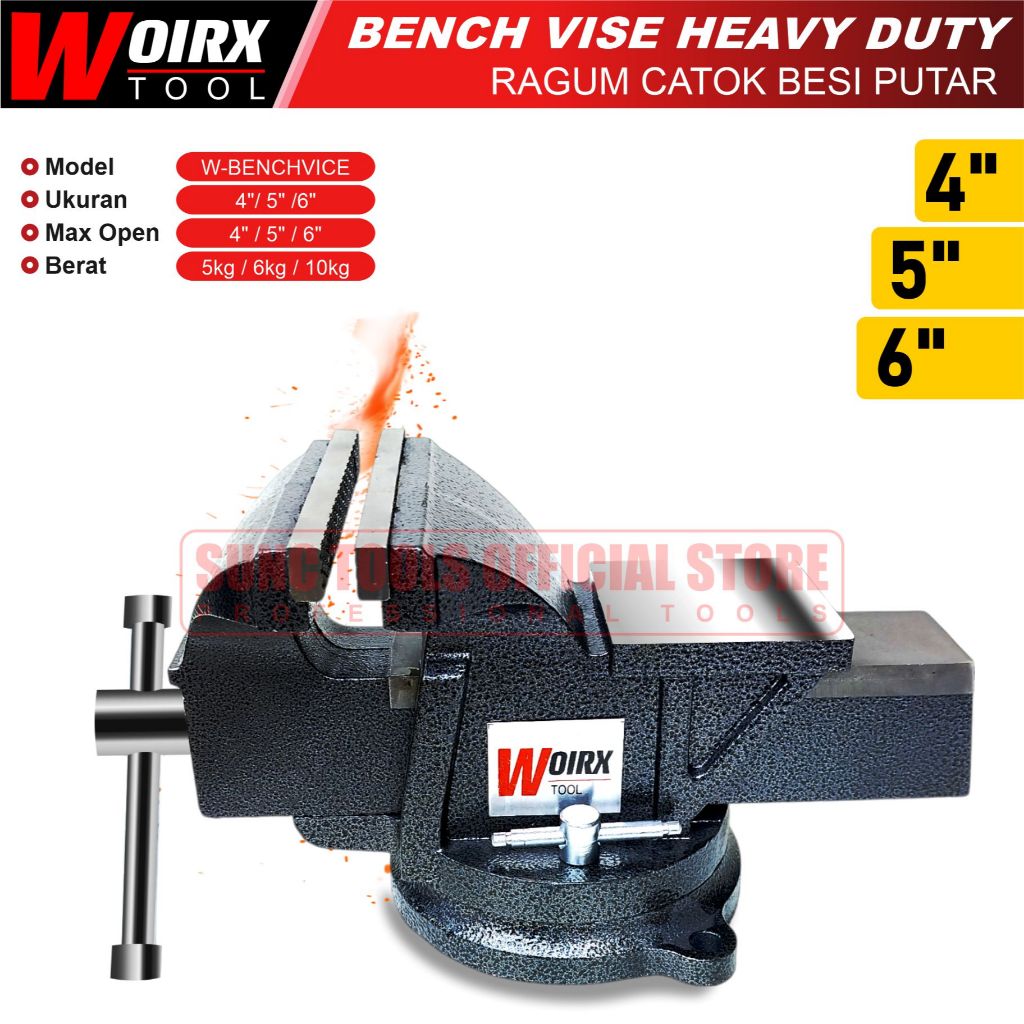 Ragum Pita Penjepit / Ragum Catok Besi 4 5 6 Inch 4" 5" 6"