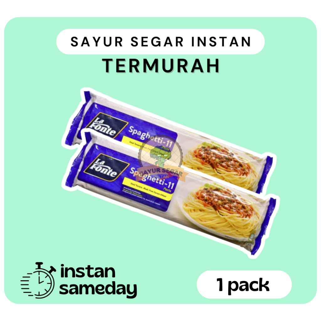

Spaghetti La fonte - 11 Pasta (450gr) Sayur Segar Instan