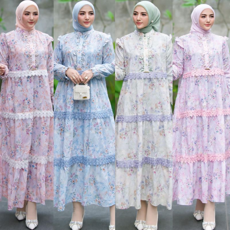 GAMIS WANITA RACHEL MIDI DRESS