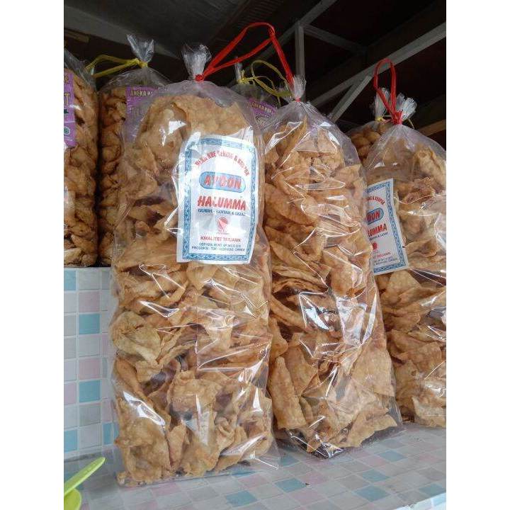 

KERIPIK BAWANG TERLENGKAP /PANGSIT/KERIPIK BAWANG 1 KG SUPER RENYAH