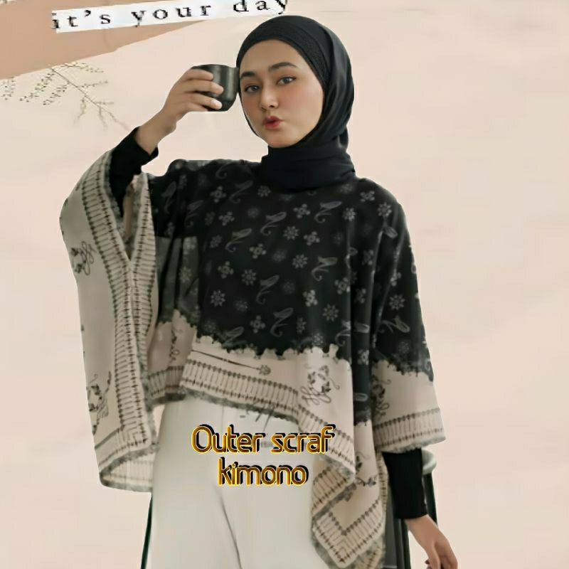 | COD | outer scarf wanita outwear / pakaian wanita outwear kimono / outer scarf / outerwear